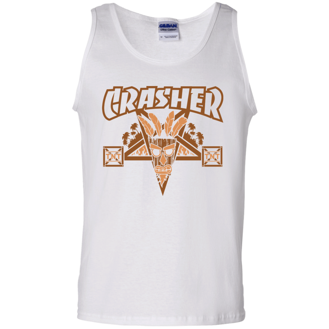 T-Shirts White / S CRASHER Men's Tank Top