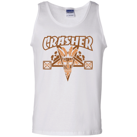 T-Shirts White / S CRASHER Men's Tank Top