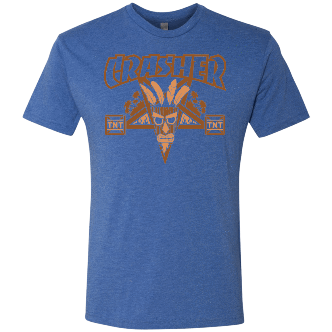 T-Shirts Vintage Royal / S CRASHER Men's Triblend T-Shirt