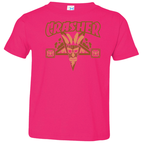 T-Shirts Hot Pink / 2T CRASHER Toddler Premium T-Shirt