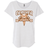 T-Shirts Heather White / X-Small CRASHER Triblend Dolman Sleeve