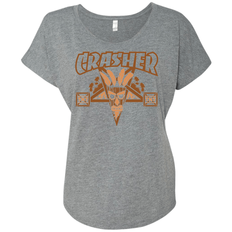 T-Shirts Premium Heather / X-Small CRASHER Triblend Dolman Sleeve