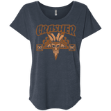 T-Shirts Vintage Navy / X-Small CRASHER Triblend Dolman Sleeve