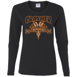 T-Shirts Black / S CRASHER Women's Long Sleeve T-Shirt