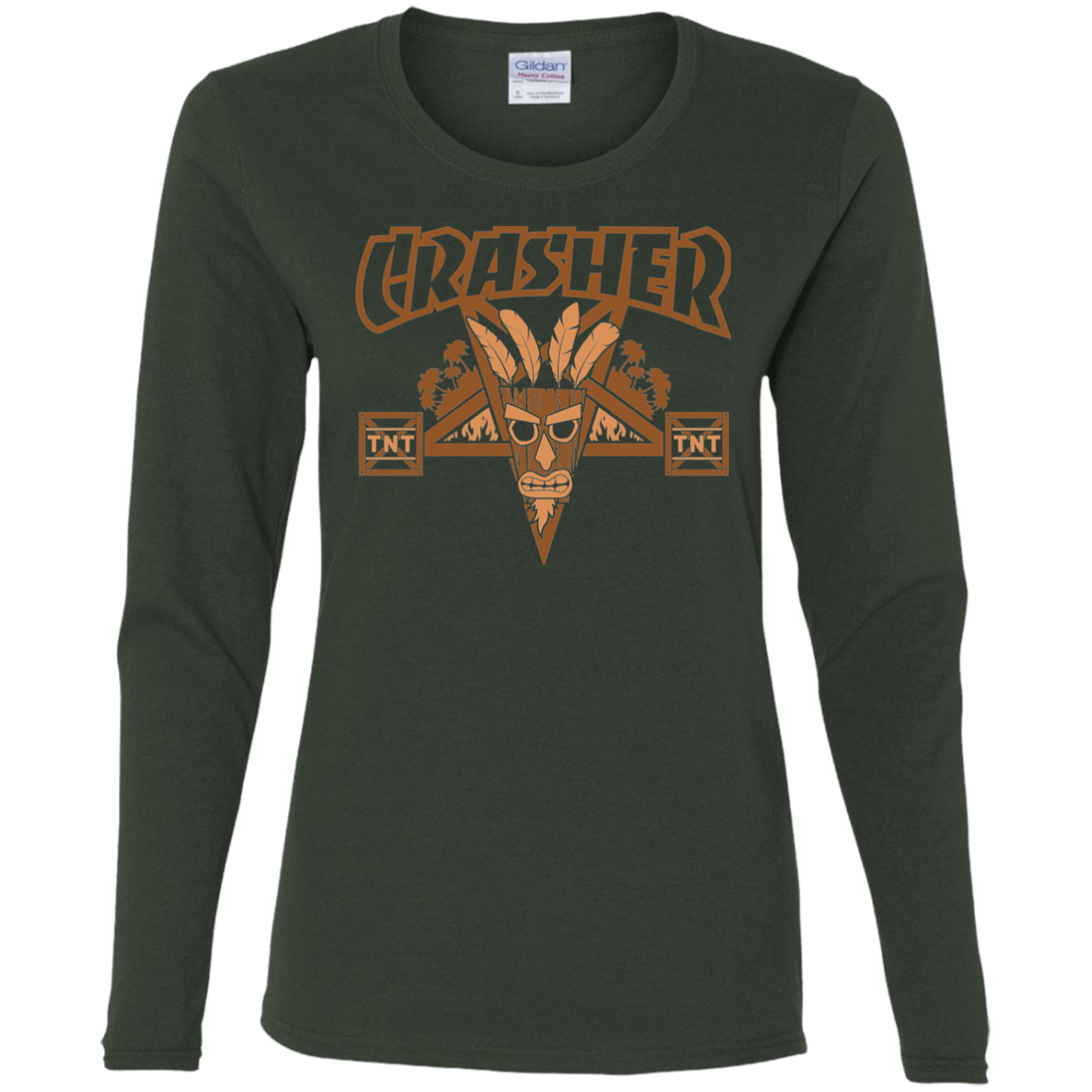T-Shirts Forest / S CRASHER Women's Long Sleeve T-Shirt