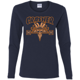 T-Shirts Navy / S CRASHER Women's Long Sleeve T-Shirt