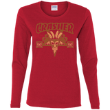 T-Shirts Red / S CRASHER Women's Long Sleeve T-Shirt