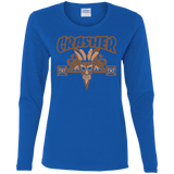 T-Shirts Royal / S CRASHER Women's Long Sleeve T-Shirt