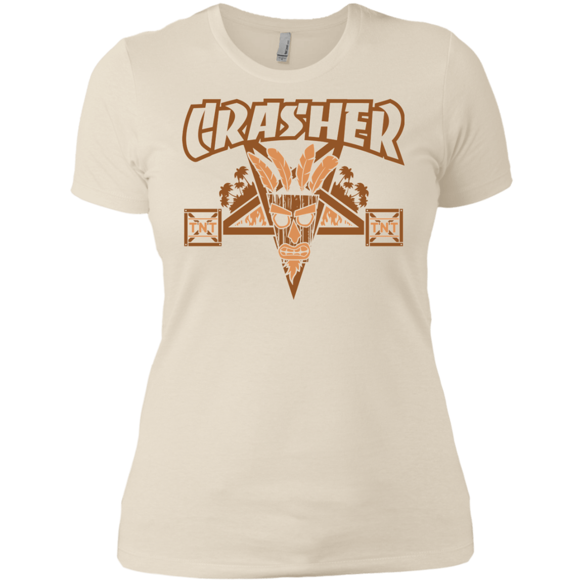T-Shirts Ivory/ / X-Small CRASHER Women's Premium T-Shirt