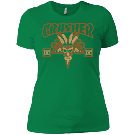 T-Shirts Kelly Green / X-Small CRASHER Women's Premium T-Shirt
