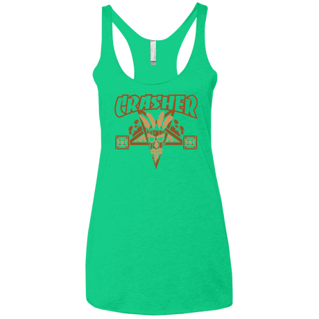 T-Shirts Envy / X-Small CRASHER Women's Triblend Racerback Tank