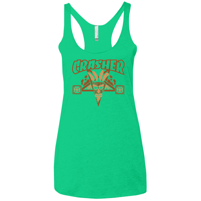 T-Shirts Envy / X-Small CRASHER Women's Triblend Racerback Tank