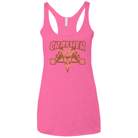 T-Shirts Vintage Pink / X-Small CRASHER Women's Triblend Racerback Tank