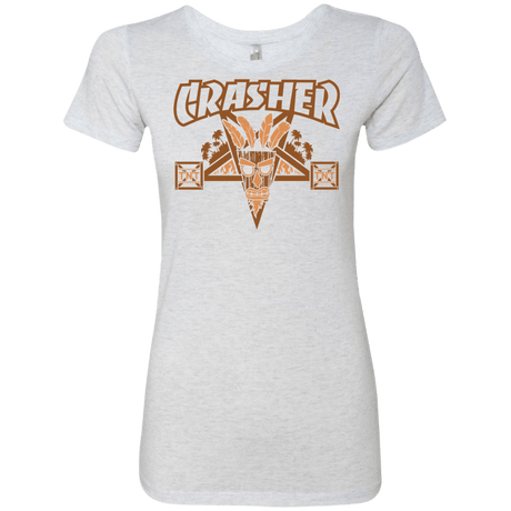 T-Shirts Heather White / S CRASHER Women's Triblend T-Shirt