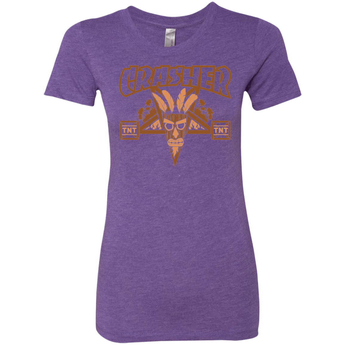T-Shirts Purple Rush / S CRASHER Women's Triblend T-Shirt