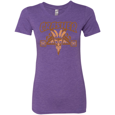 T-Shirts Purple Rush / S CRASHER Women's Triblend T-Shirt