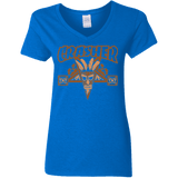 T-Shirts Royal / S CRASHER Women's V-Neck T-Shirt