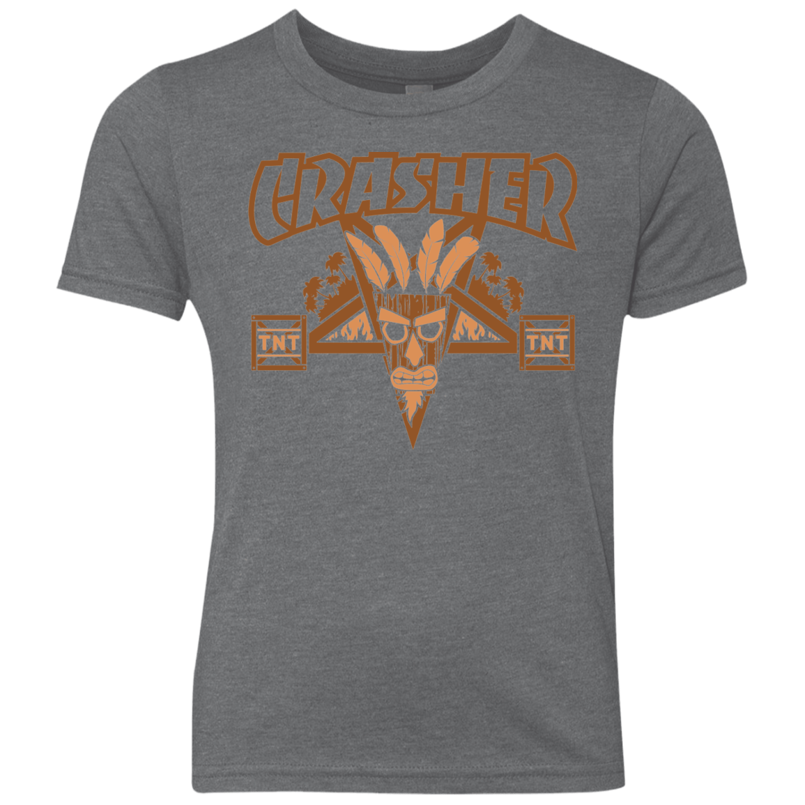 T-Shirts Premium Heather / YXS CRASHER Youth Triblend T-Shirt