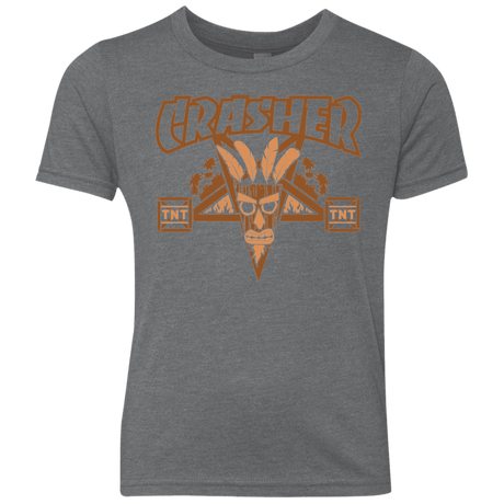 T-Shirts Premium Heather / YXS CRASHER Youth Triblend T-Shirt