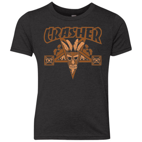 T-Shirts Vintage Black / YXS CRASHER Youth Triblend T-Shirt