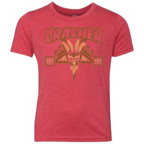 T-Shirts Vintage Red / YXS CRASHER Youth Triblend T-Shirt