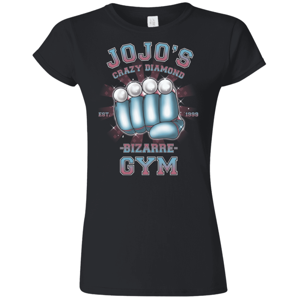 T-Shirts Black / S Crazy Diamond Gym Junior Slimmer-Fit T-Shirt