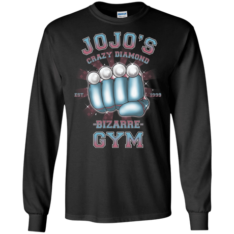 T-Shirts Black / S Crazy Diamond Gym Men's Long Sleeve T-Shirt