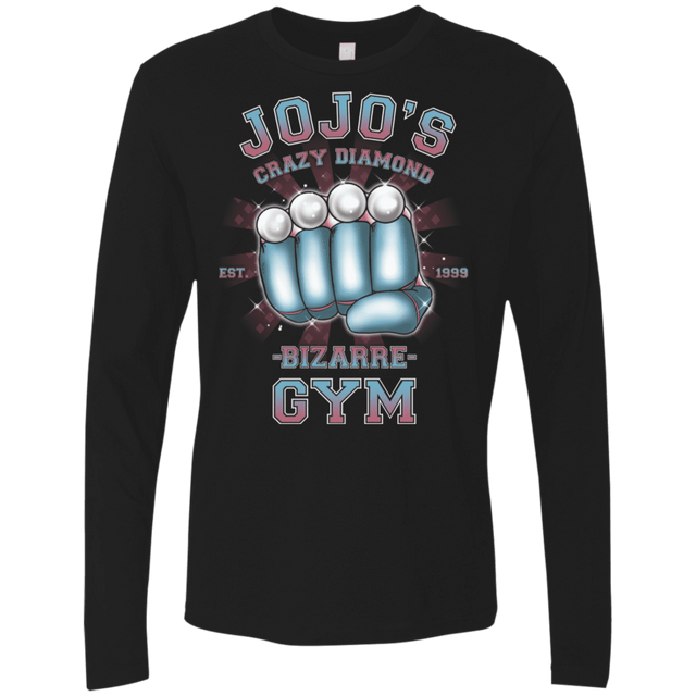 T-Shirts Black / S Crazy Diamond Gym Men's Premium Long Sleeve