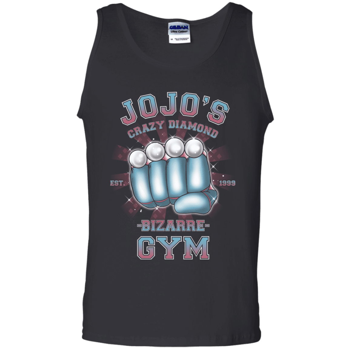 T-Shirts Black / S Crazy Diamond Gym Men's Tank Top