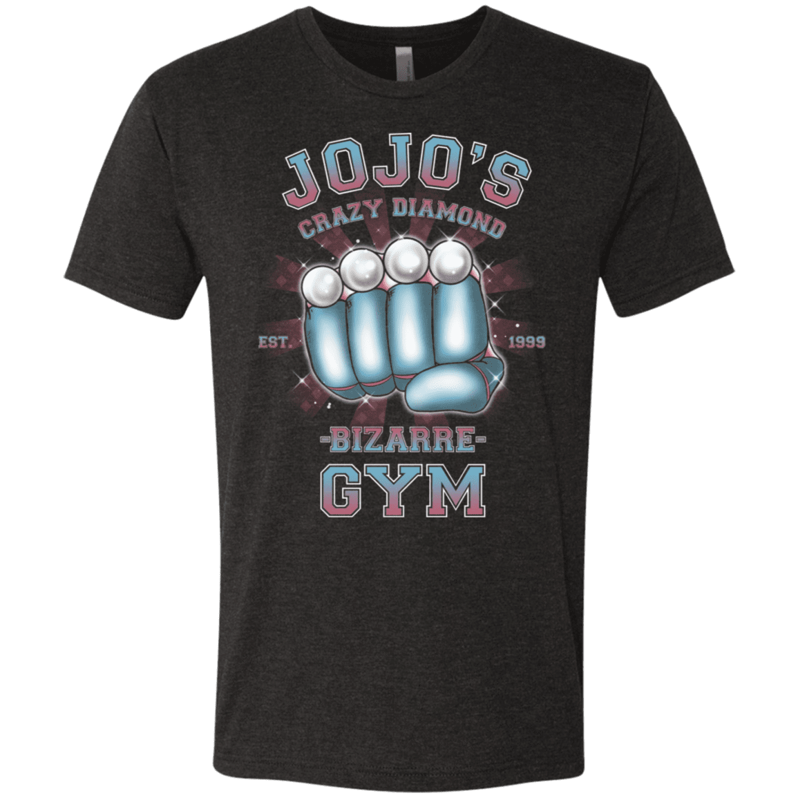 T-Shirts Vintage Black / S Crazy Diamond Gym Men's Triblend T-Shirt