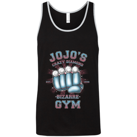 T-Shirts Black/Athletic Heather / X-Small Crazy Diamond Gym Unisex Premium Tank Top