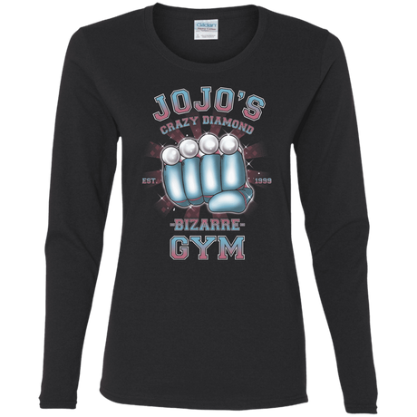 T-Shirts Black / S Crazy Diamond Gym Women's Long Sleeve T-Shirt