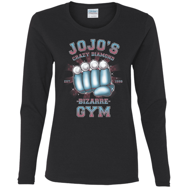 T-Shirts Black / S Crazy Diamond Gym Women's Long Sleeve T-Shirt