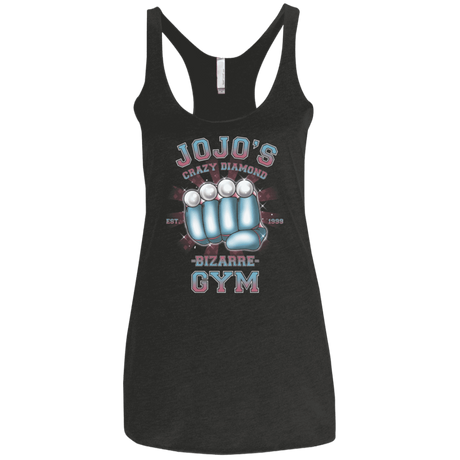 T-Shirts Vintage Black / X-Small Crazy Diamond Gym Women's Triblend Racerback Tank
