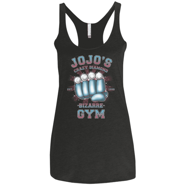 T-Shirts Vintage Black / X-Small Crazy Diamond Gym Women's Triblend Racerback Tank