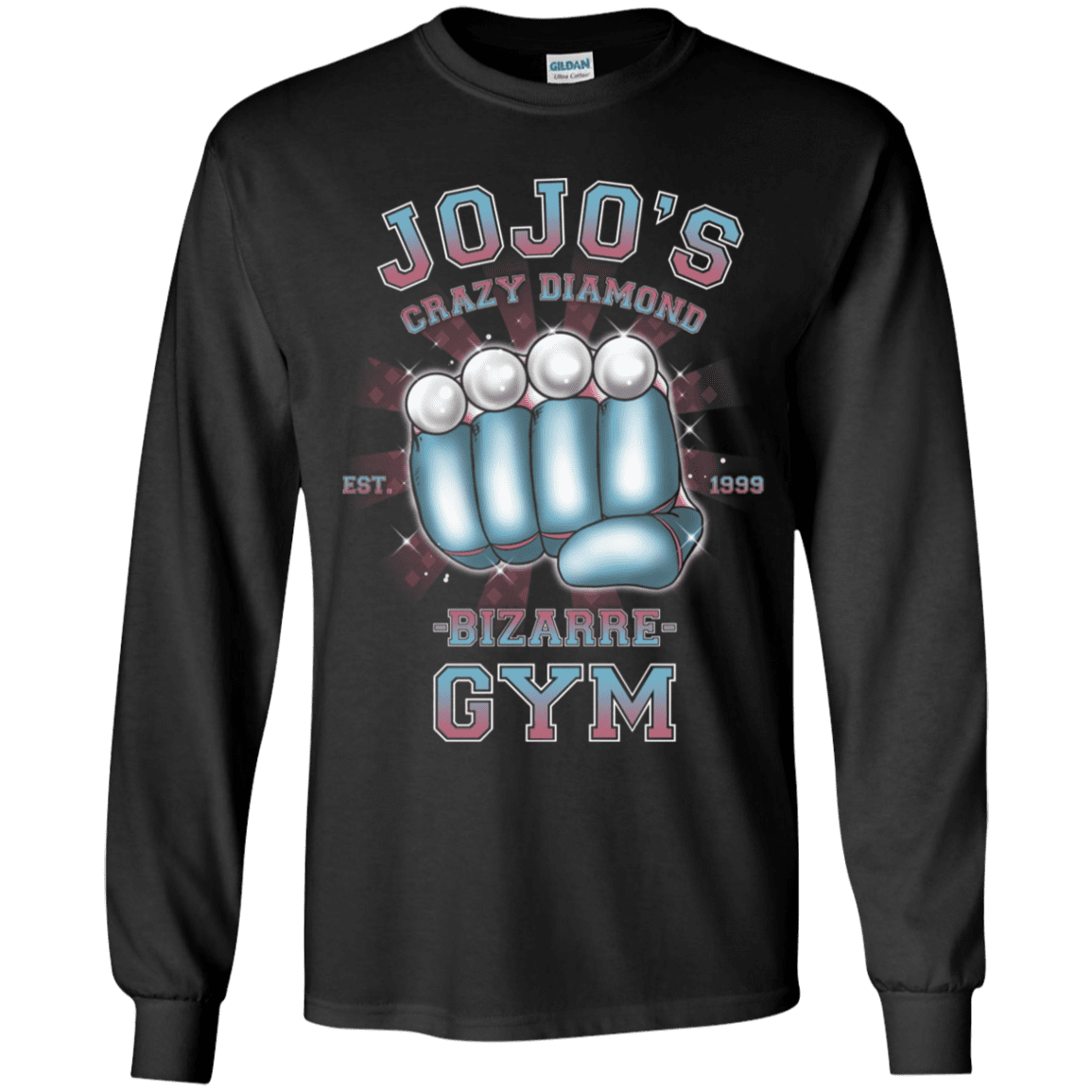 T-Shirts Black / YS Crazy Diamond Gym Youth Long Sleeve T-Shirt