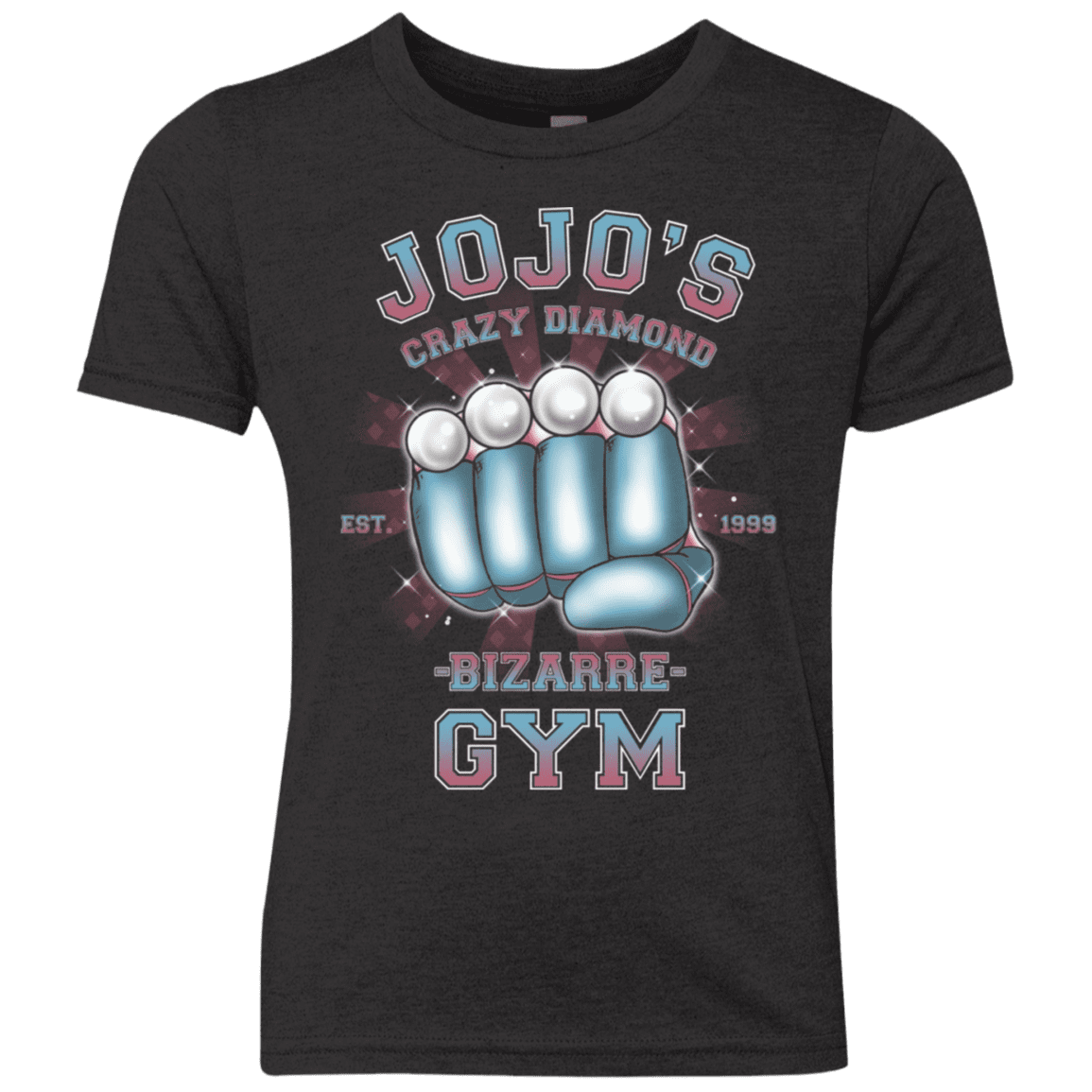 T-Shirts Vintage Black / YXS Crazy Diamond Gym Youth Triblend T-Shirt