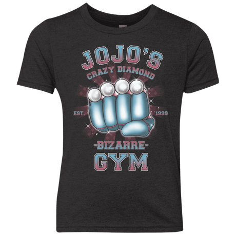T-Shirts Vintage Black / YXS Crazy Diamond Gym Youth Triblend T-Shirt