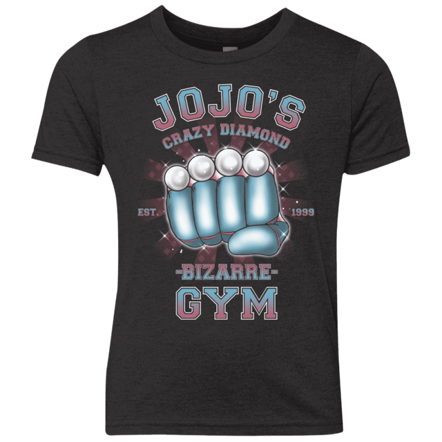 T-Shirts Vintage Black / YXS Crazy Diamond Gym Youth Triblend T-Shirt
