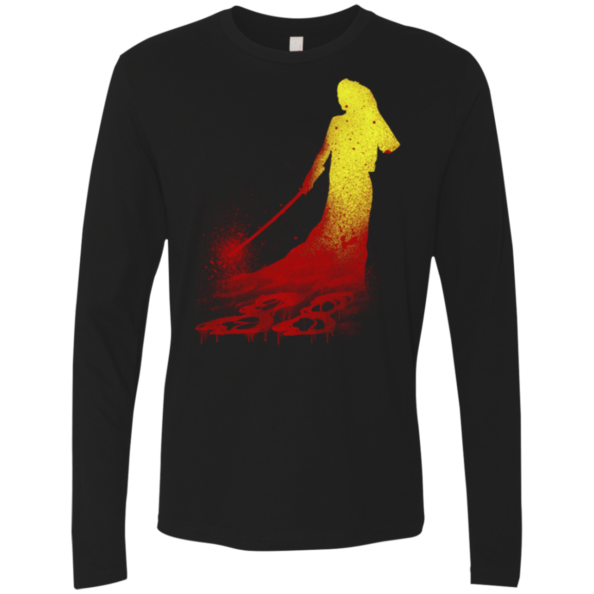 T-Shirts Black / Small Crazy88 Men's Premium Long Sleeve