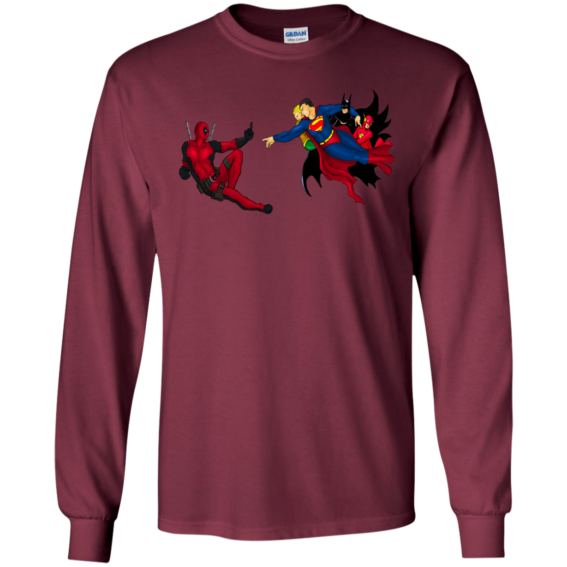 T-Shirts Maroon / S Creation of the Merc Men's Long Sleeve T-Shirt