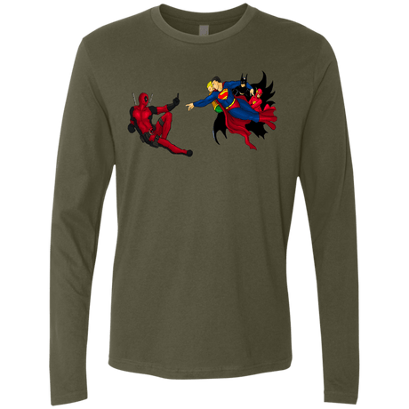 T-Shirts Military Green / S Creation of the Merc Men's Premium Long Sleeve
