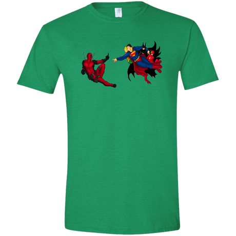 T-Shirts Heather Irish Green / S Creation of the Merc Men's Semi-Fitted Softstyle