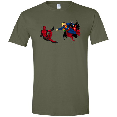 T-Shirts Military Green / S Creation of the Merc Men's Semi-Fitted Softstyle