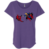 T-Shirts Purple Rush / X-Small Creation of the Merc Triblend Dolman Sleeve