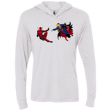 T-Shirts Heather White / X-Small Creation of the Merc Triblend Long Sleeve Hoodie Tee
