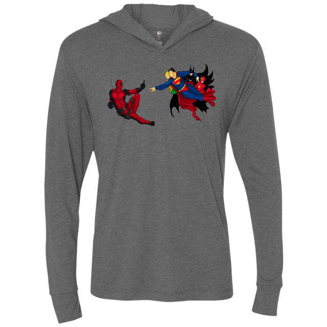 T-Shirts Premium Heather / X-Small Creation of the Merc Triblend Long Sleeve Hoodie Tee