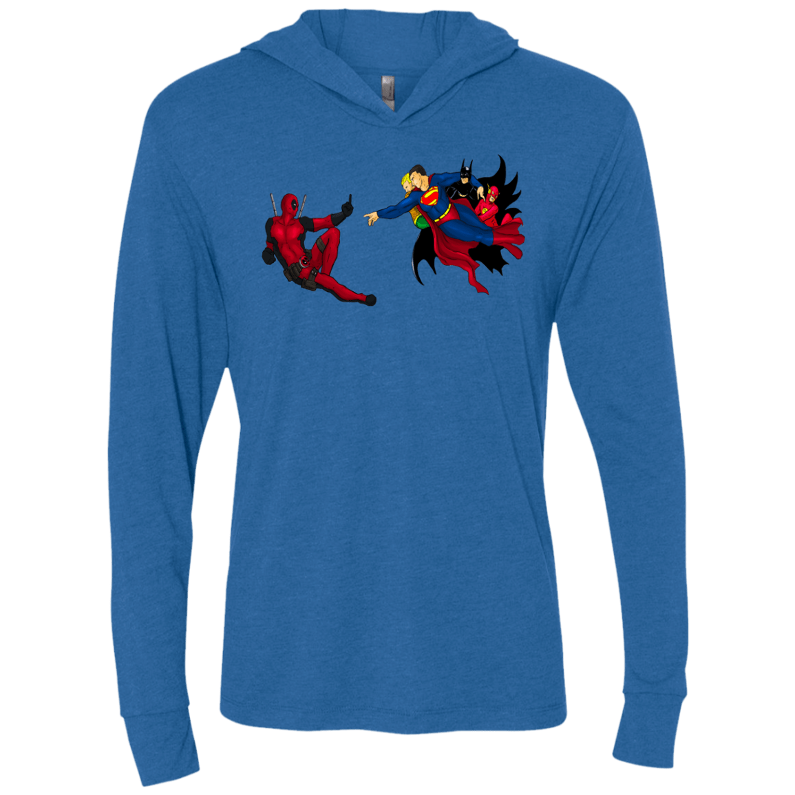 T-Shirts Vintage Royal / X-Small Creation of the Merc Triblend Long Sleeve Hoodie Tee