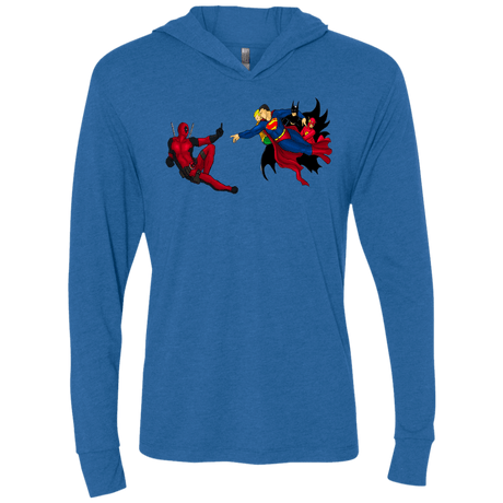 T-Shirts Vintage Royal / X-Small Creation of the Merc Triblend Long Sleeve Hoodie Tee