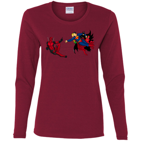 T-Shirts Cardinal / S Creation of the Merc Women's Long Sleeve T-Shirt